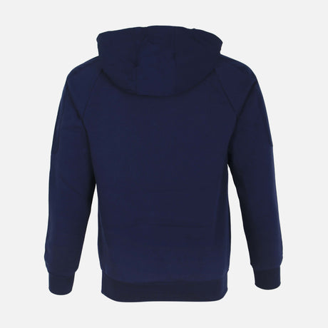 MEN HALF-ZIP HOODED CARDIGAN