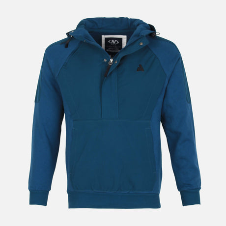 MEN HALF-ZIP HOODED CARDIGAN