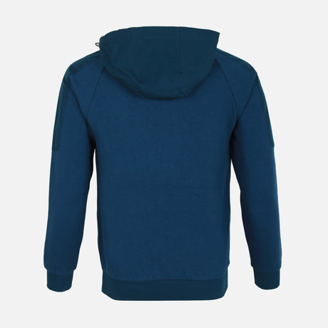 MEN HALF-ZIP HOODED CARDIGAN