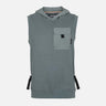 MEN HOODED VEST 