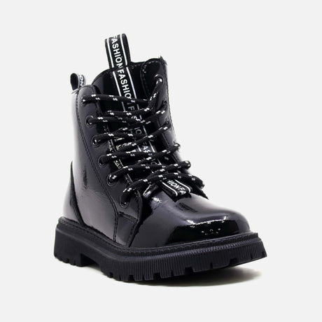 GIRLS CASUAL LACE-UP BOOTS