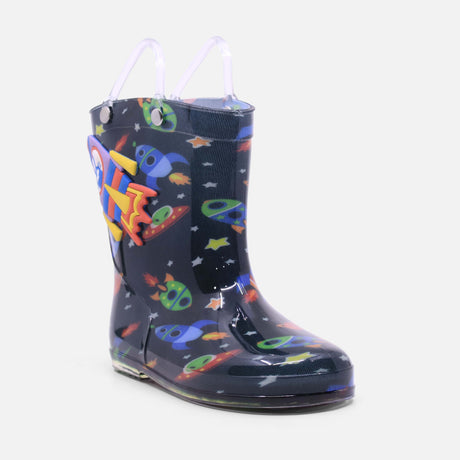 BOYS CASUAL SLIP-ON RAIN BOOT