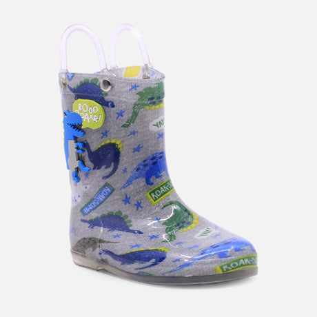 BOYS CASUAL SLIP-ON RAIN BOOT