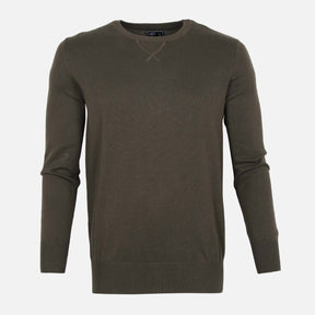 MEN SOLID V-NECK SWEATER