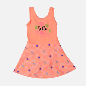 GIRLS SWIM DRESS