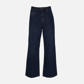 WOMEN DENIM PANTS JEANS WIDE LEG