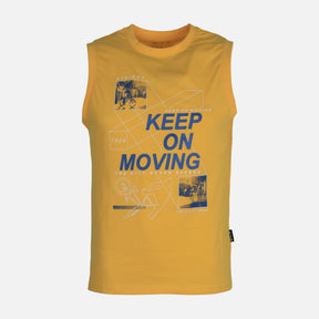 MEN VEST ROUND NECK REGULAR FIT
