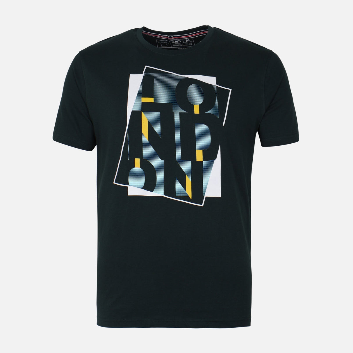 MEN GRAPHIC T-SHIRT ROUND NECK REGULAR FIT