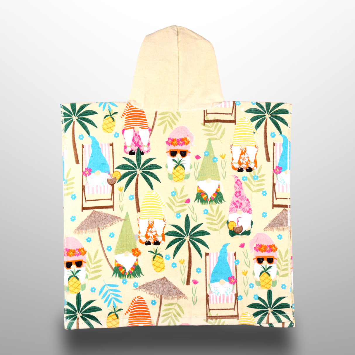 Printed Cotton Poncho Towel