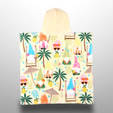 Printed Cotton Poncho Towel