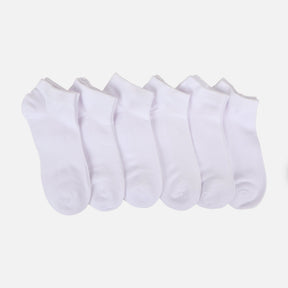 LADIES SCHOOL ANKLE SOCKS 6 PAIRS