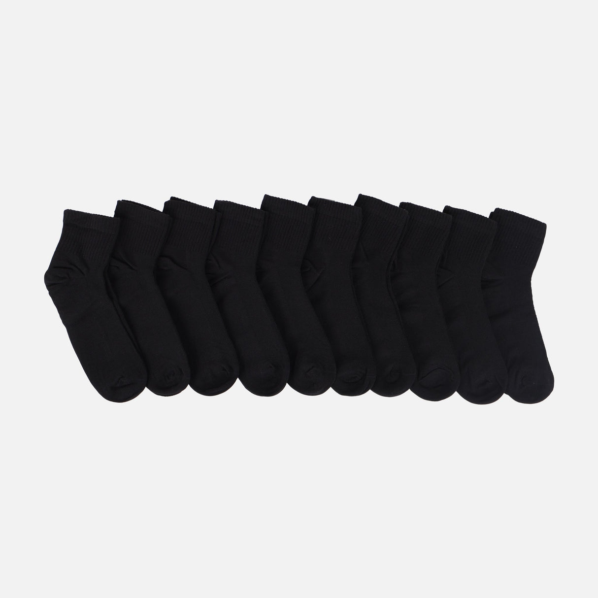 LADIES QUARTER SOCKS 10 PAIRS