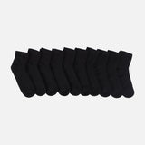 LADIES QUARTER SOCKS 10 PAIRS