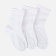 GIRLS CREW SOCKS 3 PAIRS