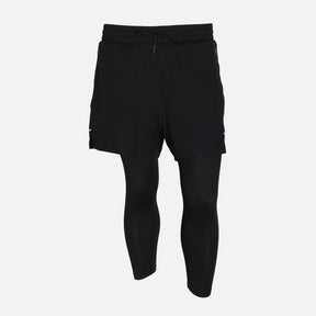 MEN FITNESS DOUBLE LAYER CAPRI