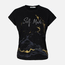 WOMEN VISCOSE LOOSE SHORT SLEEVE TEE