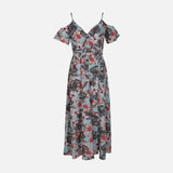WOMEN FLORAL LONG DRESS
