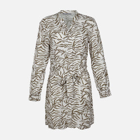 WOMEN WOVEN SHIRT DRESS