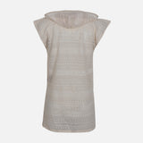 WOMEN LACE HOODED TOP