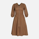 WOMEN SHORT SLEEVE LONG DRESS