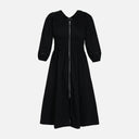 WOMEN SHORT SLEEVE LONG DRESS