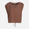 WOMEN SLEEVE LESS LOOSE TOP