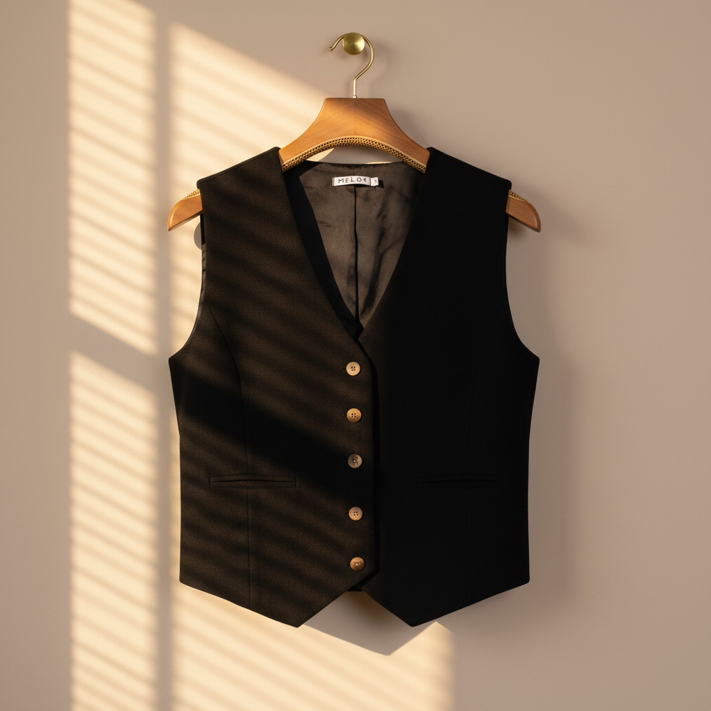 Women Basic Vest Blazer