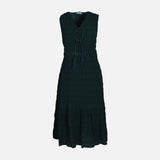 WOMEN SLEEVE LESS LONG DRESS