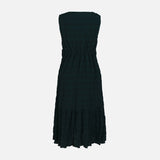 WOMEN SLEEVE LESS LONG DRESS