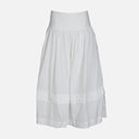 WOMEN WOVEN ANKLE SKIRT