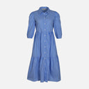 WOMEN 3/4 SLEEVE LONG DRESS