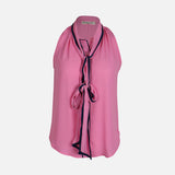 WOMEN SLEEVE LESS WOVEN TOP
