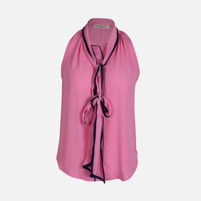 WOMEN SLEEVE LESS WOVEN TOP