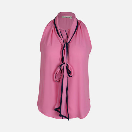 WOMEN SLEEVE LESS WOVEN TOP