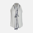 WOMEN SLEEVE LESS WOVEN TOP