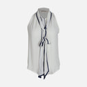 WOMEN SLEEVE LESS WOVEN TOP