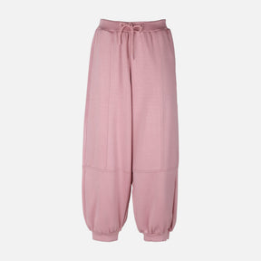 WOMEN LOOSE INTERLOCK PANTS