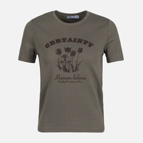 WOMEN CROPPED TEE