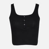 WOMEN RIB CROPPED TANK TOP