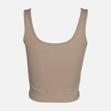 WOMEN RIB CROPPED TANK TOP
