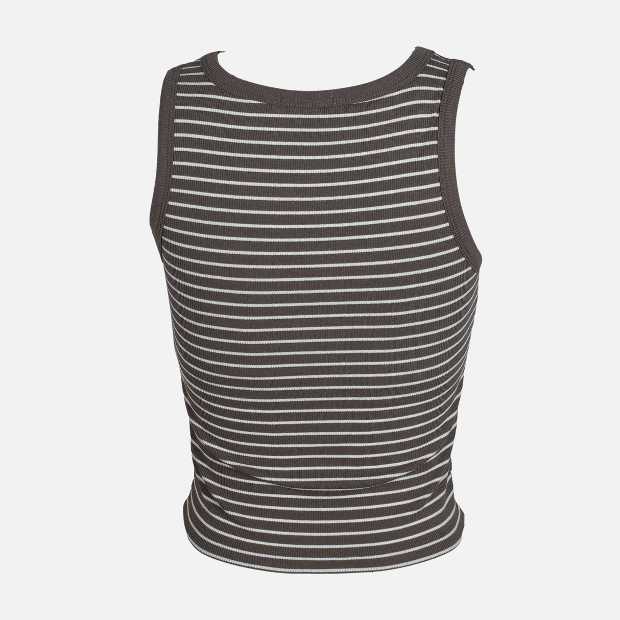 WOMEN RIB STRIPED BRA TANK TOP