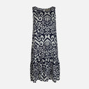 WOMEN SLEEVE LESS AOP MIDI DRESS