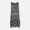WOMEN SLEEVE LESS AOP MIDI DRESS