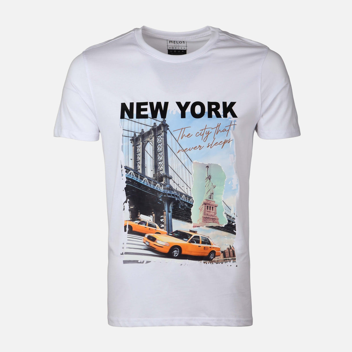 MEN T-SHIRT ROUND NECK REGULAR FIT