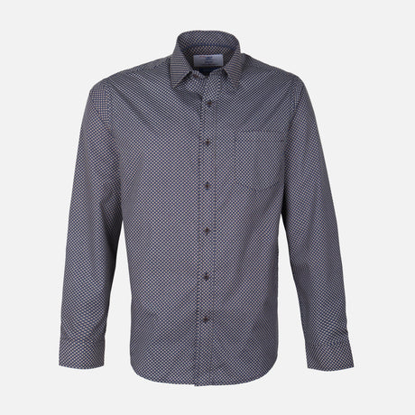 MEN DOTS LONG SLEEVE SHIRT