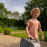 BOYS T-SHIRT LONG BACK SS