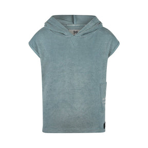 BOYS T-SHIRT SLEEVELESS WITH HOOD LOOSE FIT