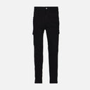 MEN DENIM CARGO JEANS REGULAR FIT