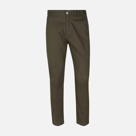 MEN CHINO PANTS WOVEN SLIM FIT CROSS POCKET