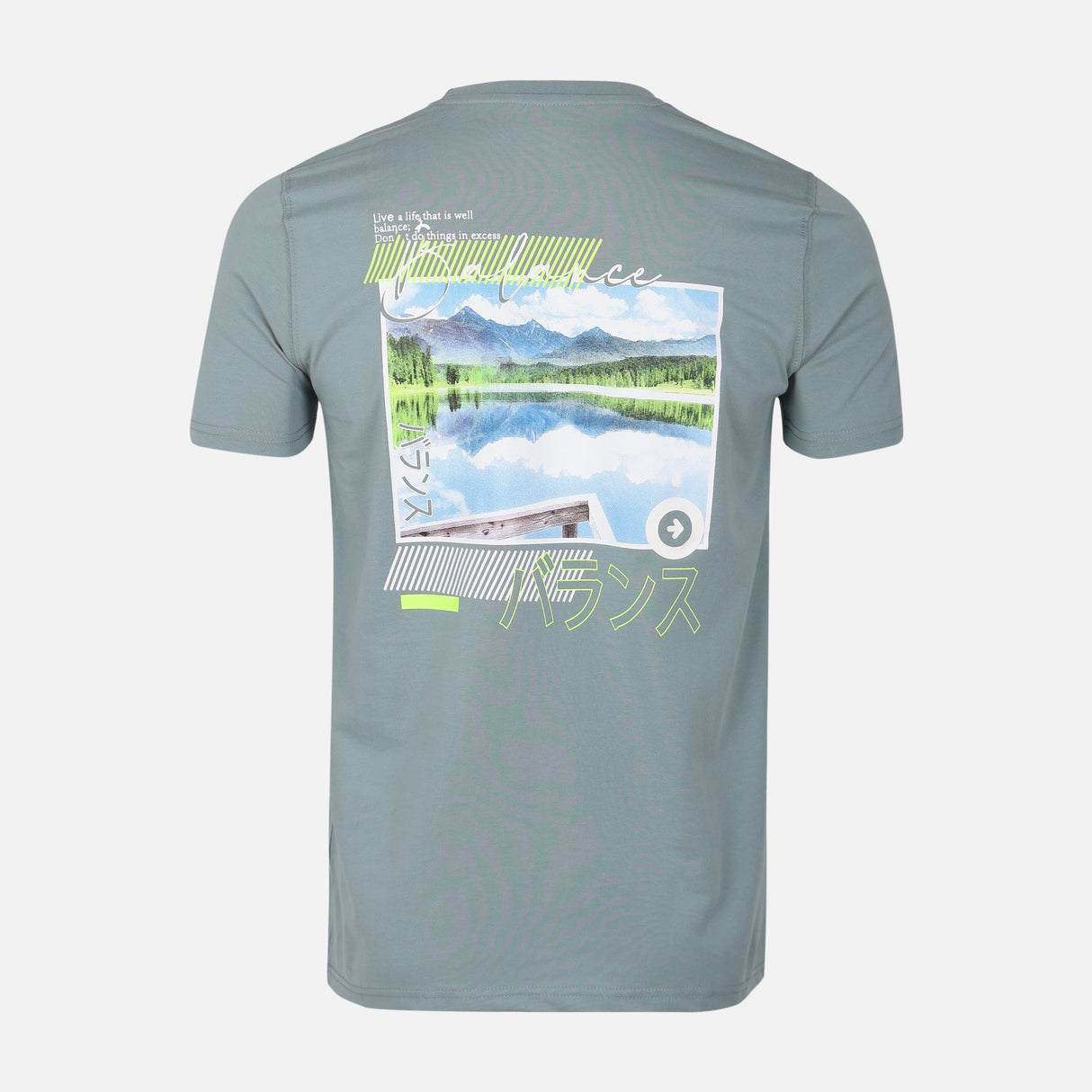 MEN T-SHIRT ROUND NECK